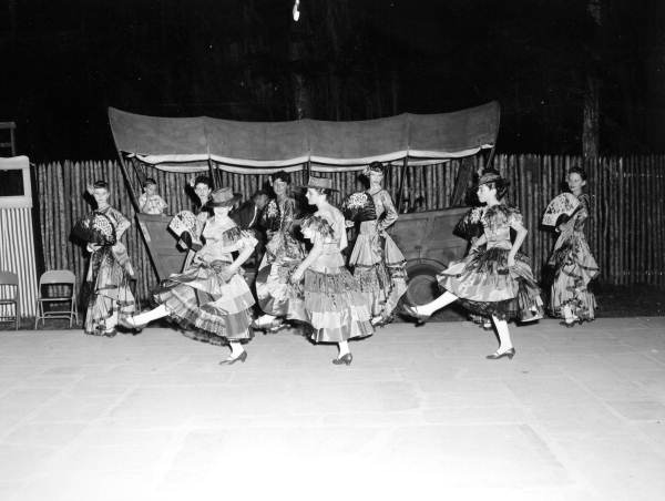Members of Suncoast Civic Ballet of St. Petersburg performing- White Springs, Florida