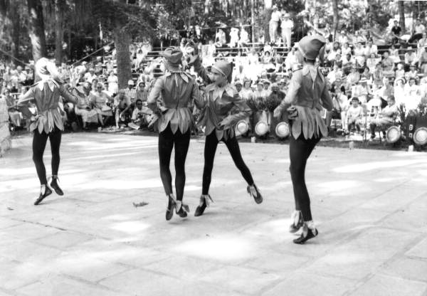Members of Suncoast Civic Ballet of St. Petersburg performing- White Springs, Florida