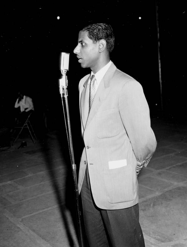 Sid Mittra, a international student at the University of Florida, speaking- White Springs, Florida