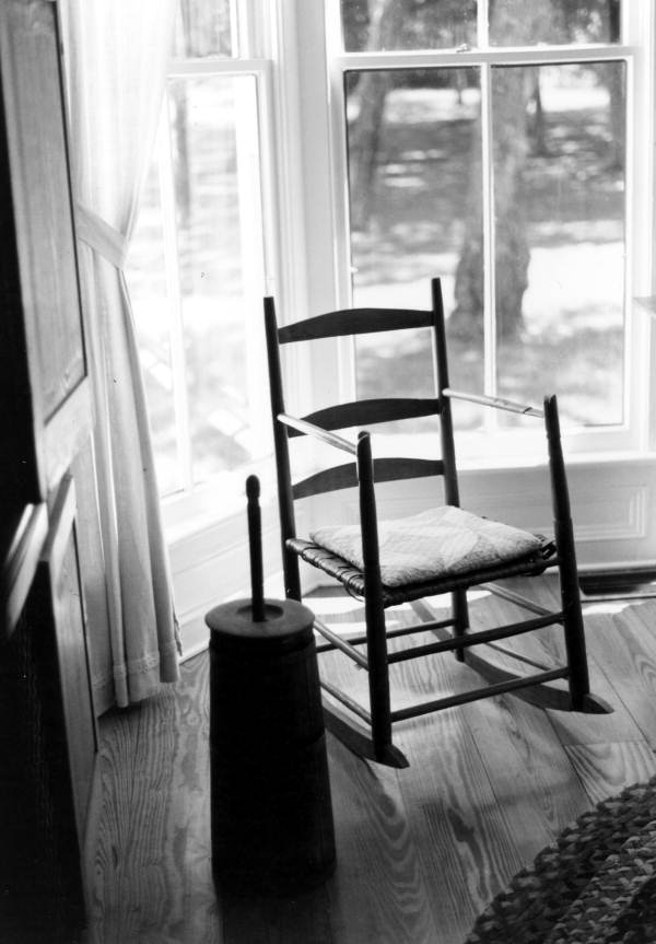 Rocking chair and butter churn at Kingsley Plantation- Fort George Island, Florida