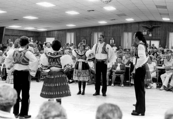 Czech Beseda dancers performing- Masaryktown, Florida