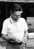 George Saunders making a net- Tarpon Springs, Florida
