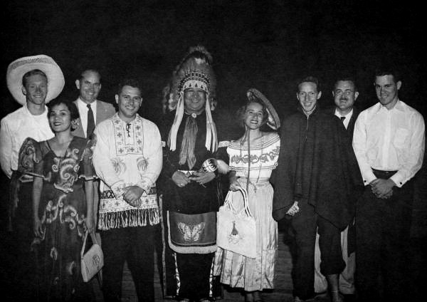 Group portrait of Florida Folk Festival performers - White Springs, Florida