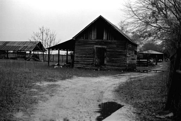 Barn and outbuildings on the property of Gussie and Kirby Robinson - Jasper, Florida