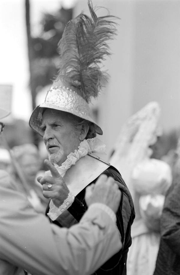 Minorcan Charlee Coolee in costume at the St. Augustine Easter Festival - Saint Augustine, Florida