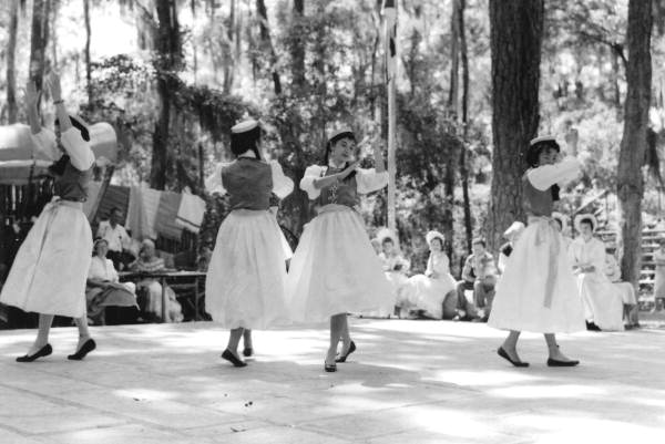 Members of Suncoast Civic Ballet of St. Petersburg performing- White Springs, Florida