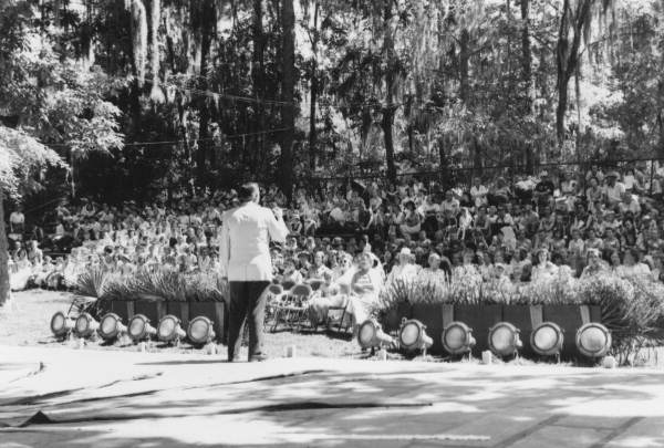 Jim Eller, of Tallahassee, at the Folk Festival- White Springs, Florida