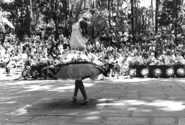Folk dance being performed by Baker County High School student- White Springs, Florida