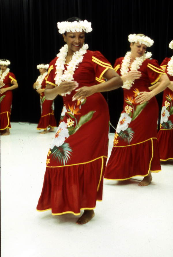 Hula kahiko group - Celebration, Florida.