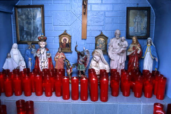 View of a altar at St. Michael's Shrine - Tarpon Springs, Florida.