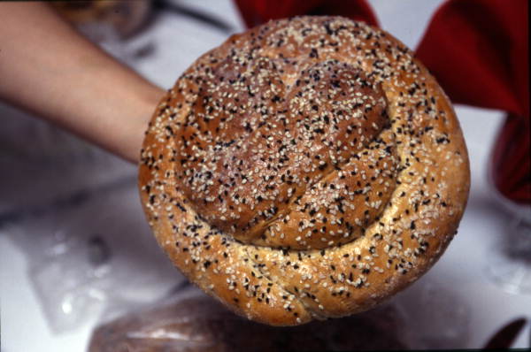 Tsoureki bread without egg - Tarpon Springs, Florida.