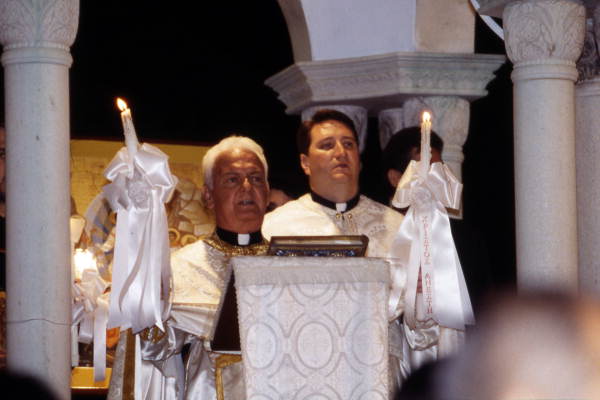 Priests at Saint Nicholas Greek Orthodox Cathedral - Tarpon Springs, Florida.