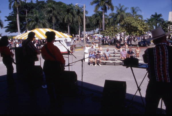 Borderline Bluegrass at the Taste of the Town Festival - Fort Myers, Florida.