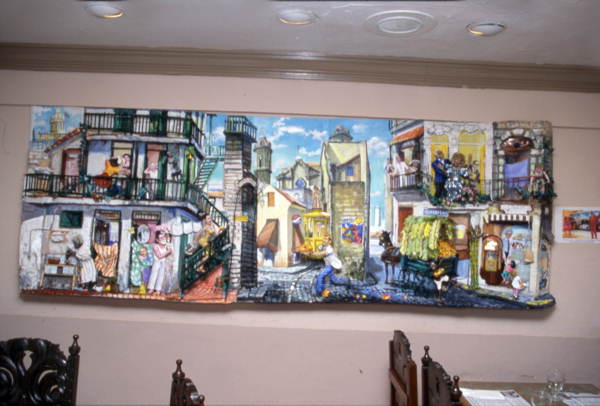 Painting by the Scull Sisters - Miami, Florida.