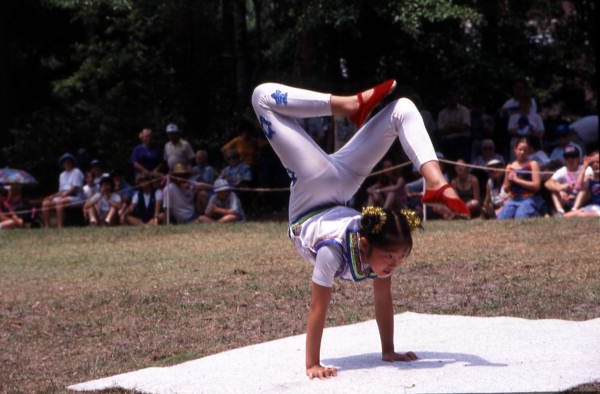 Dan Dan Zhao performs at Florida Folklife Festival - White Springs, Florida.