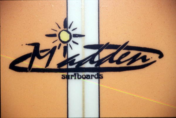 Madden's surfboard's trademark - Saint Augustine, Florida.
