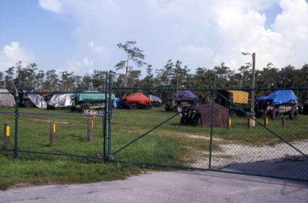 Swamp Buggies at Monroe station - Miami-Dade County, Florida.