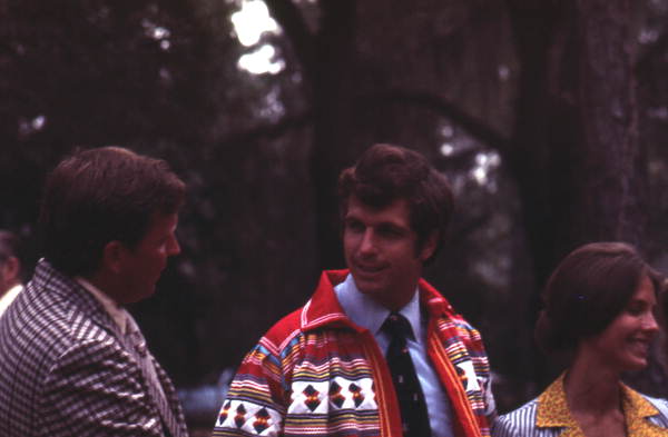 Secretary of State Bruce A. Smathers and wife Nancy at the Florida Folk Festival - White Springs, Florida