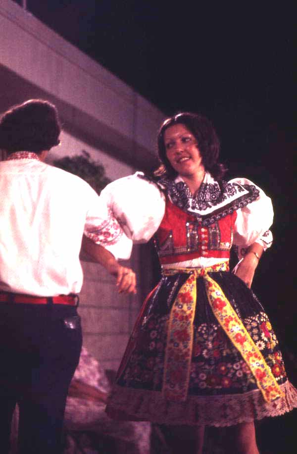Tarpon Springs Greek Dancers performing at the Florida Folk Festival - White Springs, Florida
