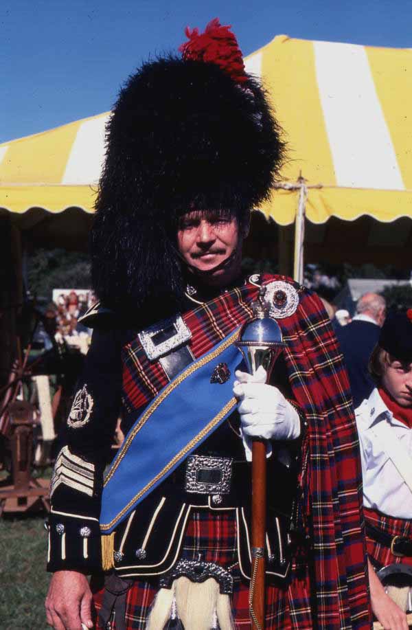 Unidentified man in costume