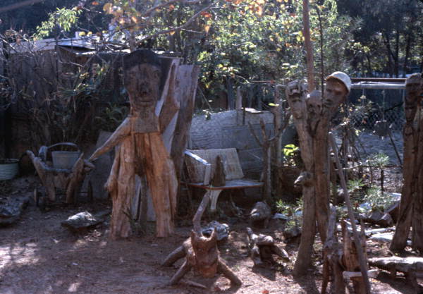 Wood sculptures made by Jesse J. Aaron - Gainesville, Florida.