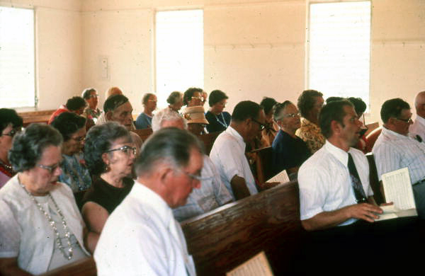 Sacred Harp singing by congregation of the Bethlehem Primitive Baptist Church - Old Chicora, Florida