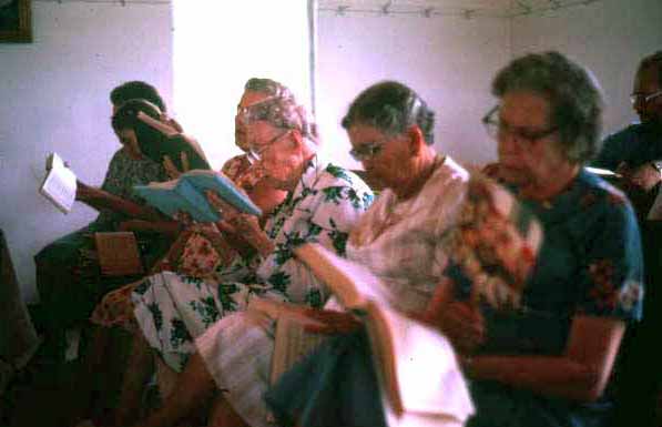 Sacred Harp singing by ladies of the Bethlehem Primitive Baptist Church - Old Chicora, Florida