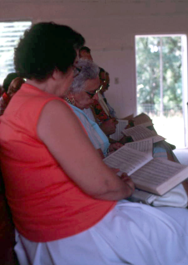 Sacred Harp singing by women of the Bethlehem Primitive Baptist Church - Old Chicora, Florida