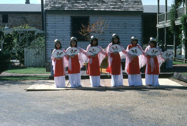 Vietnamese dancers at the Great Gulf Coast Arts Festival - Pensacola, Florida.