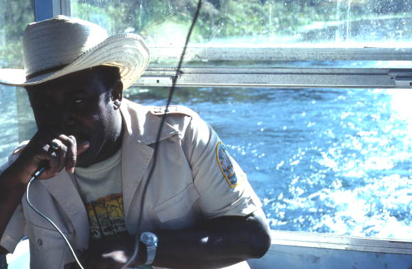 Tour boat guide Wilbert Gavin - Wakulla Springs, Florida
