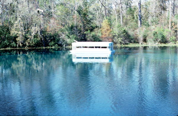 Glass bottom boat over Wakulla Springs - Wakulla Springs, Florida
