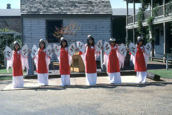 Vietnamese dancers at the Great Gulf Coast Arts Festival - Pensacola, Florida.