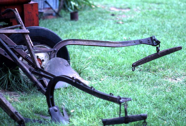 Plow on property of Oliver Hunter - White Springs, Florida.