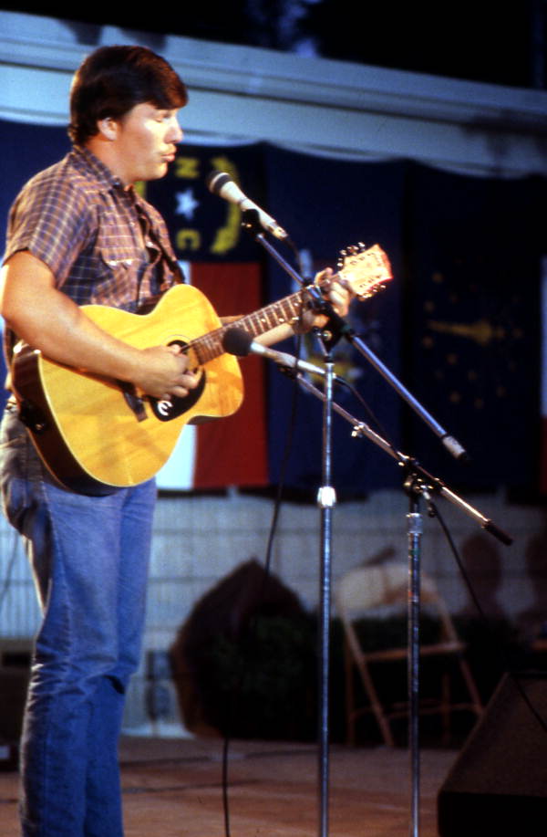 Jerry L. Bullard singing a folk song - White Springs, Florida