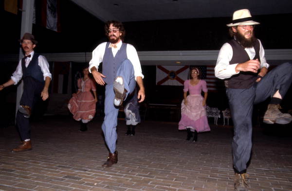 Cross Creek Cloggers performing - White Springs, Florida
