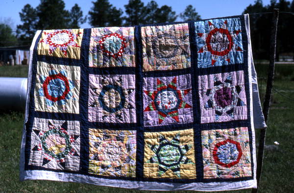 Quilt made by Betsy Webb - White Springs, Florida