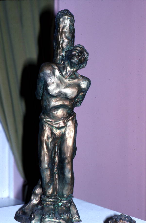 Sculpture by Pharoah Baker.