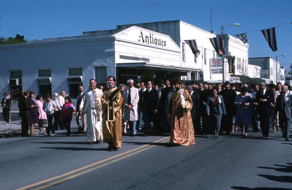 Parade during the Epiphany Day Celebration- Tarpon Springs, Florida