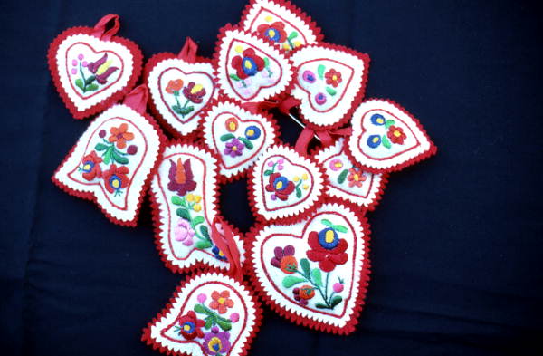 Hungarian embroidery done by Margaret Horvath - Port Orange, Florida