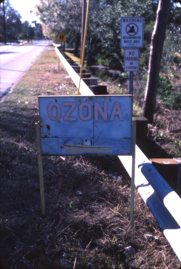 Sign at Ozona city limits..