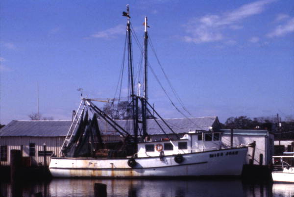 View of shrimp boat "Miss Joan" - Saint Augustine, Florida.