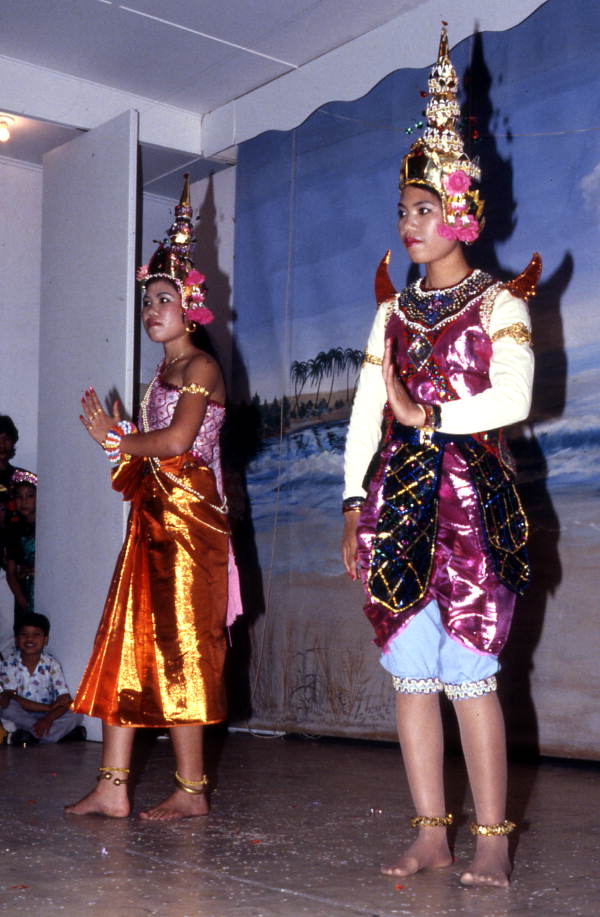 Tep Monoram dance performance during Cambodian New Year celebration - Jacksonville, Florida