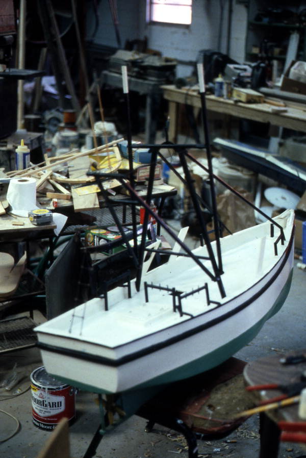 Model boat made by Ray Singleton - Jacksonville, Florida