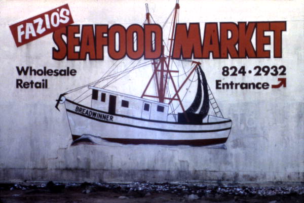 Mural at Fazio's Seafood Market - Saint Augustine, Florida.