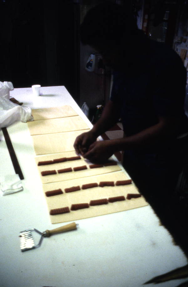 Jimmy Walton making guava pastries - Jacksonville, Florida.