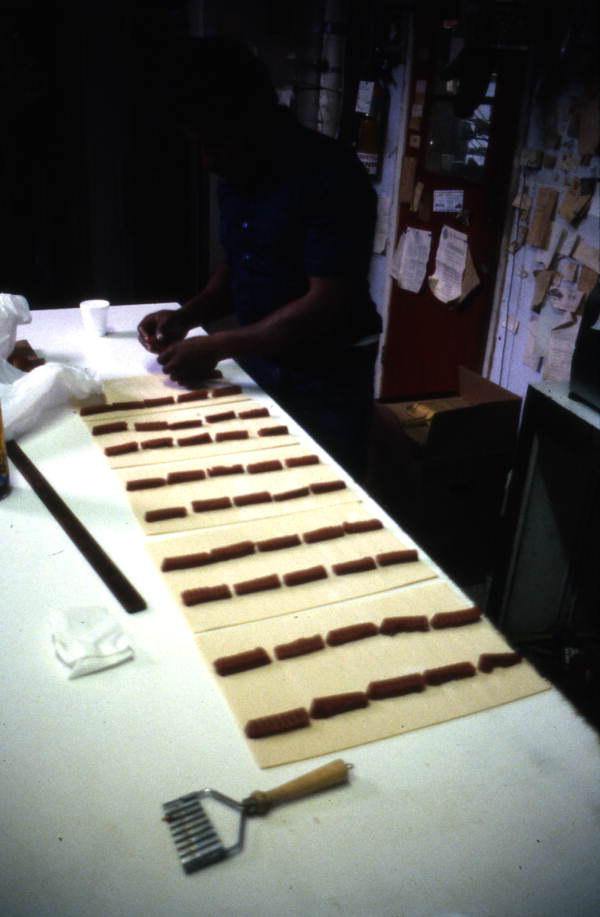 Jimmy Walton making guava pastries - Jacksonville, Florida.