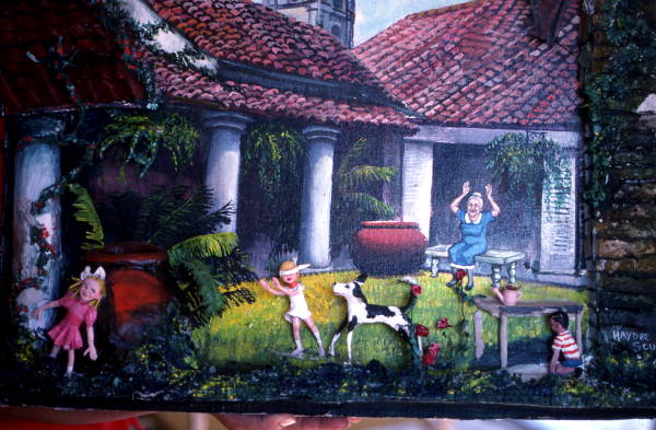 Painting by Sahara, Haydee, and Michael Scull - Miami Beach, Florida.