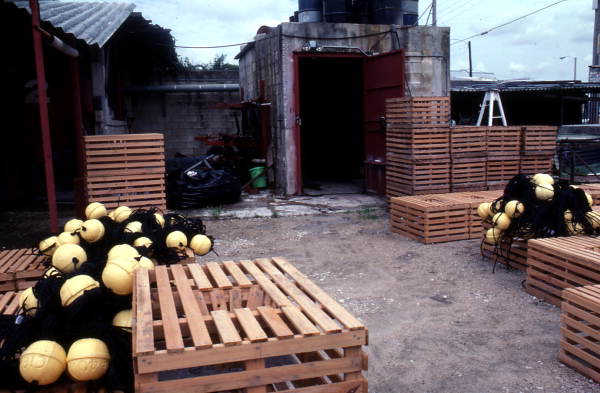Lobster traps - Miami, Florida.