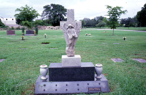 Gravestone at Woodlawn Park Cemetery : Miami, Florida.