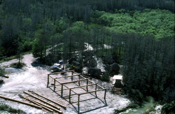 Aerial view of a portion of the Big Cypress Reservation - Big Cypress Reservation, Florida